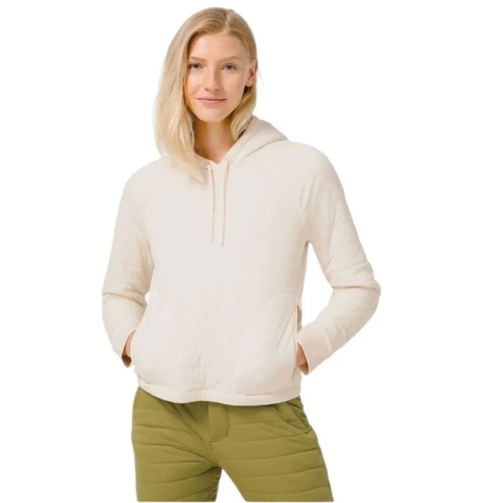 Lululemon Dynamic Movement Hoodie Jacket Light Ivory White Size 8